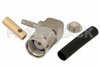 RP SMA Male Right Angle Connector Solder Attachment For RG178, RG196