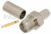 RP SMA Female Connector Crimp/Solder Attachment For RG58