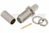 RP SMA Female Bulkhead Connector Crimp/Solder Attachment For RG58, .235 inch D Hole