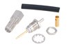 RP-SMA Female Bulkhead Mount Connector Solder Attachment for RG178, RG196, .235 inch D Hole
