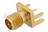 RP SMA Female Connector Solder Attachment 0.062 inch End Launch PCB