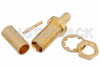 MCX Jack Bulkhead Connector Crimp/Solder Attachment For RG188-DS, RG316-DS, .177 inch D Hole