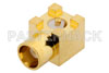 MCX Jack Right Angle Connector Solder Attachment Surface Mount PCB