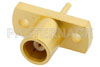 MCX Jack Connector Solder Attachment 2 Hole Flange Mount Solder Cup Terminal, .328 inch Hole Spacing