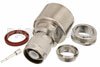SC Male Connector Clamp/Solder Attachment For RG218