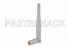 Rubber Duck Dual Band Antenna Operates From 2.4 GHz to 5.825 GHz With a Typical 0 dBi Gain Reverse Polarity SMA Male Input Connector Rated