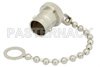 BNC Female Non-Shorting Dust Cap with 3.1 Inch Chain
