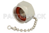 7/16 DIN Male Non-Shorting Dust Cap With 4 Inch Chain