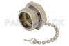 7/16 DIN Female Non-Shorting Dust Cap With 4 Inch Chain