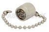 TNC Male Shorting Dust Cap With 4 Inch Chain