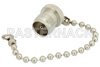 TNC Female Shorting Dust Cap With 4 Inch Chain
