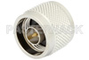 50 Ohm 2 Watts Nickel Plated Brass N Male RF Load Up To 2 GHz