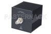 Medium Power 50 Watts RF Load Up To 18 GHz With TNC Female Input Square Body Black Anodized Aluminum Heatsink
