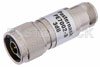 3 dB Fixed Attenuator, N Male to N Female Brass Nickel Body Rated to 1 Watt Up to 3 GHz