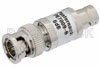 6 dB Fixed Attenuator, 75 Ohm BNC Male to 75 Ohm BNC Female Brass Nickel Body Rated to 1 Watt Up to 1,000 MHz