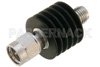 1 dB Fixed Attenuator, SMA Male to SMA Female Black Anodized Aluminum Heatsink Body Rated to 5 Watts Up to 18 GHz