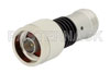 1 dB Fixed Attenuator, N Male to N Female Black Anodized Aluminum Heatsink Body Rated to 5 Watts Up to 18 GHz