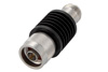 10 dB Fixed Attenuator, N Male to N Female Black Anodized Aluminum Heatsink Body Rated to 10 Watts Up to 18 GHz