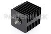 6 dB Fixed Attenuator, SMA Male to SMA Female Black Anodized Aluminum Heatsink Body Rated to 25 Watts Up to 18 GHz