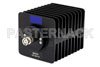 10 dB Fixed Attenuator, BNC Male To BNC Female Directional Black Anodized Aluminum Heatsink Body Rated To 100 Watts Up To 1000 MHz