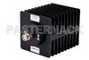 3 dB Fixed Attenuator, BNC Male To BNC Female Directional Black Anodized Aluminum Heatsink Body Rated To 100 Watts Up To 1000 MHz