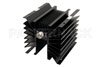 10 dB Fixed Attenuator, N Male to N Female Directional Black Anodized Aluminum Heatsink Body Rated to 300 Watts Up to 1,000 MHz
