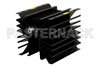 2 dB Fixed Attenuator, N Male to N Female Directional Black Anodized Aluminum Heatsink Body Rated to 300 Watts Up to 1,000 MHz