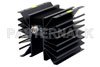 20 dB Fixed Attenuator, N Male to N Female Directional Black Anodized Aluminum Heatsink Body Rated to 300 Watts Up to 1,000 MHz