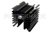 3 dB Fixed Attenuator, N Male to N Female Directional Black Anodized Aluminum Heatsink Body Rated to 300 Watts Up to 1,000 MHz