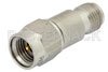 6 dB Fixed Attenuator, 2.92mm Male to 2.92mm Female Passivated Stainless Steel Body Rated to 0.5 Watts Up to 40 GHz