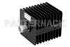 40 dB Fixed Attenuator, TNC Male to TNC Female Black Anodized Aluminum Heatsink Body Rated to 25 Watts Up to 18 GHz
