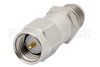 0 dB Fixed Attenuator, SMA Male to SMA Female Passivated Stainless Steel Body Rated to 2 Watts Up to 26 GHz