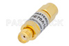 3 dB Fixed Attenuator, SMA Male to SMA Female Copper Body Rated to 2 Watts From 0.009 MHz to 6 GHz