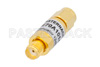 12 dB Fixed Attenuator, SMA Male to SMA Female Brass Body Rated to 2 Watts From 0.009 MHz to 6 GHz