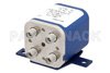 Transfer Electromechanical Relay Latching Switch, DC to 40 GHz, up to 80W, 28V Indicators, Self Cut Off, 2.92mm
