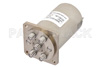 SP4T Electromechanical Relay Normally Open Switch, DC to 22 GHz, 20W, 12V Indicators, TTL, Diodes, SMA