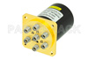 SP6T Electromechanical Relay Normally Open Switch, DC to 40 GHz, 3W, 12V Indicators, TTL, Diodes, 2.92mm