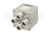 Transfer Electromechanical Relay Failsafe Switch, DC to 12.4 GHz, 160W, 12V Indicators, TTL, Diodes, N