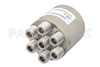 SP6T Electromechanical Relay Normally Open Switch, DC to 10 GHz, 160W, 28V, N