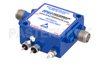 Absorptive SPST PIN Diode Switch Operating From 8 GHz to 12 GHz Up to 0.1 Watts (+20 dBm) and Field Replaceable SMA