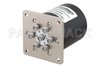 SP6T Electromechanical Relay Normally Open Switch, Terminated, DC to 26.5 GHz, up to 90W, 12V, SMA