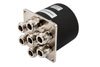SP6T Electromechanical Relay Normally Open Switch, DC to 12.4 GHz, 50W, 12V, N