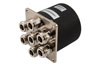 SP6T Electromechanical Relay Normally Open Switch, DC to 12.4 GHz, 50W, 28V, N