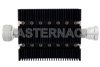 50 dB Fixed Attenuator, 7/16 DIN Male To 7/16 DIN Female Directional Black Anodized Aluminum Heatsink Body Rated To 100 Watts Up To 6 GHz