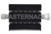 60 dB Fixed Attenuator, N Male To 7/16 DIN Female Directional Black Anodized Aluminum Heatsink Body Rated To 100 Watts Up To 6 GHz