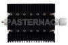 20 dB Fixed Attenuator, SMA Female To N Male Directional Black Anodized Aluminum Heatsink Body Rated To 100 Watts Up To 6 GHz