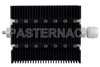 3 dB Fixed Attenuator, SMA Female To N Male Directional Black Anodized Aluminum Heatsink Body Rated To 100 Watts Up To 6 GHz