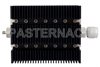 30 dB Fixed Attenuator, SMA Female To N Male Directional Black Anodized Aluminum Heatsink Body Rated To 100 Watts Up To 6 GHz