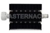 3 dB Fixed Attenuator, 7/16 DIN Male To N Female Directional Black Anodized Aluminum Heatsink Body Rated To 100 Watts Up To 6 GHz