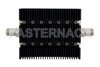 10 dB Fixed Attenuator, N Female To N Female Directional Black Anodized Aluminum Heatsink Body Rated To 100 Watts Up To 6 GHz